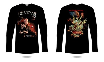 PHANTASM - Longsleeve T-Shirt Black - Sizes M - 4XL - Gory / Scarey Horror