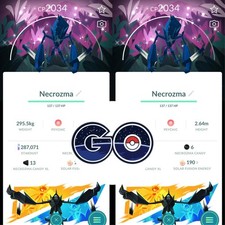 Pok mon Go - Shiny Necrozma Special Background - Mini PTC 80k Stardusts