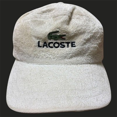 LACOSTE Lacoste terry cap ecru