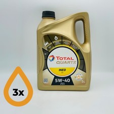 15L TotalEnergies Quartz INEO C3 5W-40 Total Engine Oil - 3 x 5 Litres 7.05 per litre