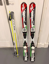 Nordica Dobermann Team Race Carving Skis 110cm Red/White/Black w/ Marker
