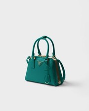 Prada mini pyramid Saffiano Vernice tote bag green - BNWT 1BK026