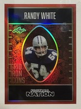 2025 LEAF FOOTBALL NATION RANDY WHITE #1/1 PRE-PRODUCTION PROOF 