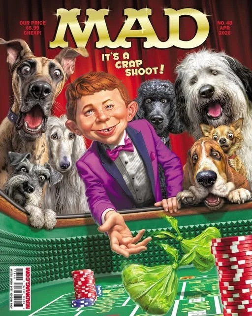 MAD Magazine April 2026 #48 Celebrity Poker Showdown Gambling
