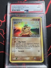 Sandshrew 82 Komiya Pokemon EX Delta Species Reverse Foil Stamped PSA 9 POP 39 on eBay