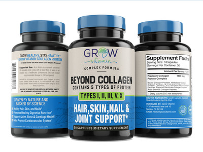 Multi Collagen Types I, II, III, V, & X - 90 Capsules