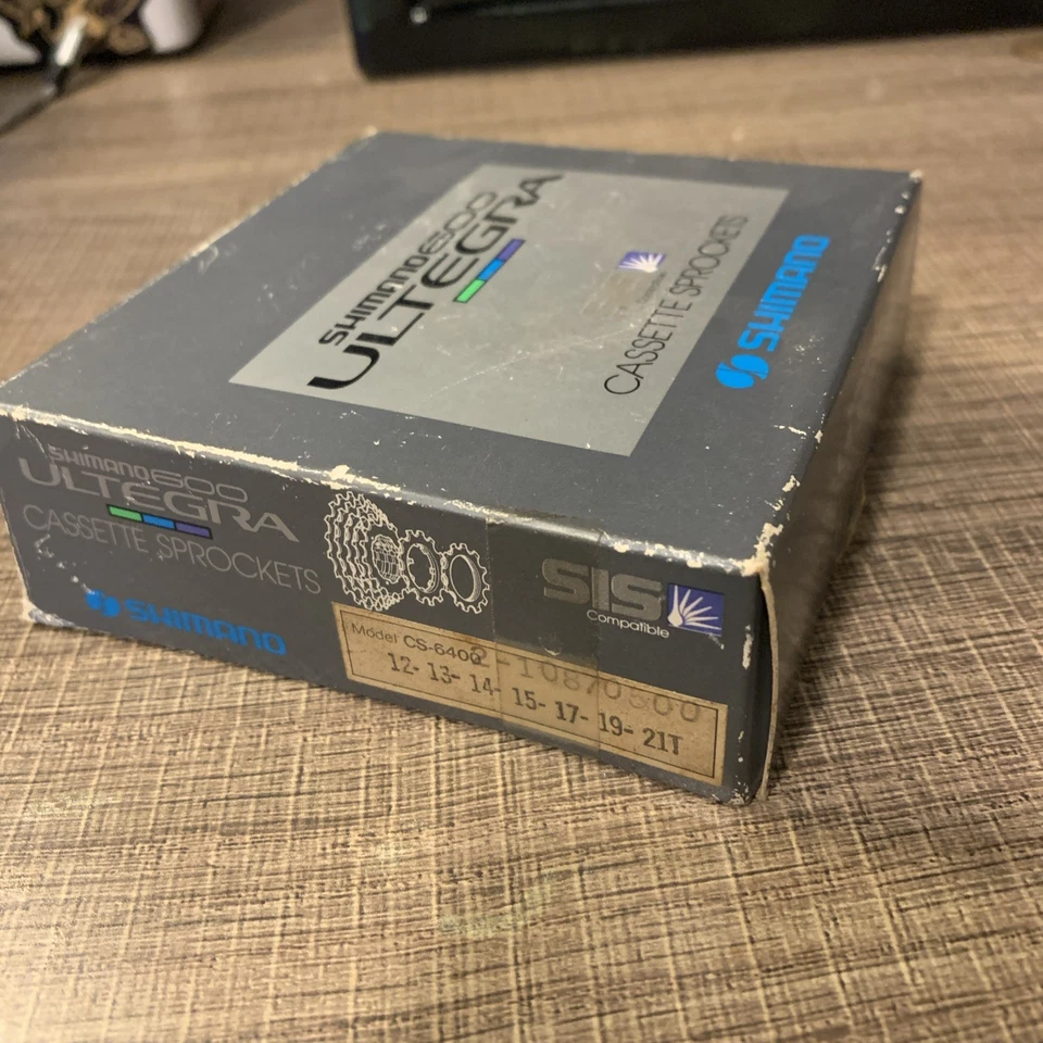 Retro Bicycle Parts NIB NOS Shimano 600 Ultegra Cassette CS-6400 7-Speed 12T-21T - Image 2 of 3