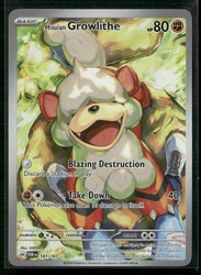 Hisuian Growlithe 181/167 Twilight Masquerade Illustration Rare Holo