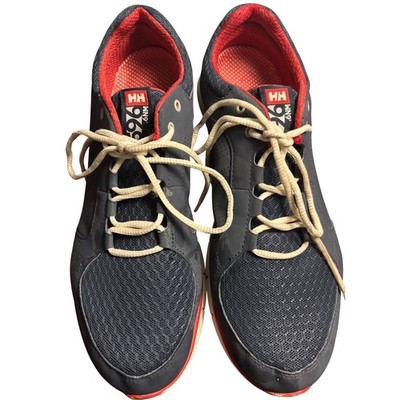 Helly Hansen Hydropower Mens 9 Navy Blue Red Sailing Deck Shoes 11582.597