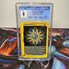 Rainbow Energy Common Aquapolis (2003) CGC Grade Mint 9 Pokemon Card 144/147 on eBay