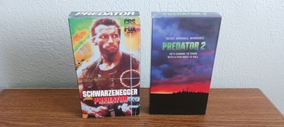 Predator VHS Tapes - Original Releases From '88 & '91