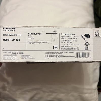 NEW Lutron HomeWorks Hybrid RF Repeater HQR-REP-120