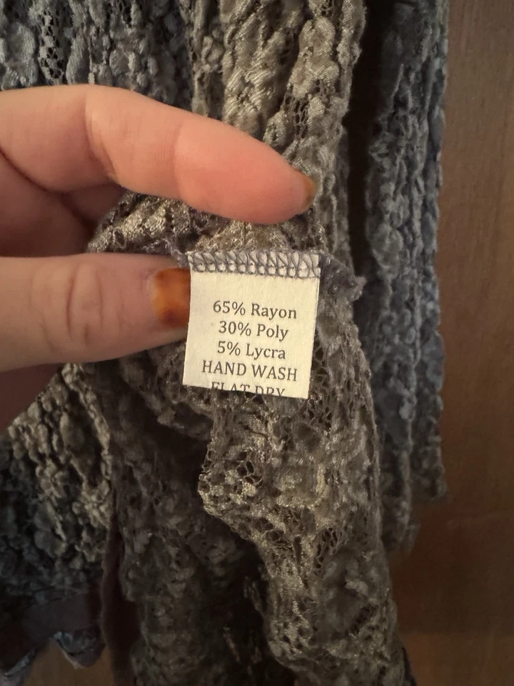 Surrealist Women's Lace Tunic Top Size 2, Medium to Large - Image 4 of 4