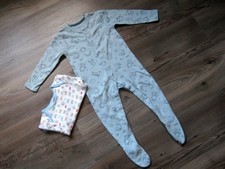 Overall, Schlafoverall m. gummierter Fußsohle + Body, Gr. 86/92