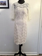 Jax dress from Lord and Taylor. Beautiful white lace cocktail dress size 6