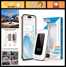 4G LTE Portable WiFi Router, Unlocked Mobile Hotspot, Travel Modem 300 Mbps, SIM