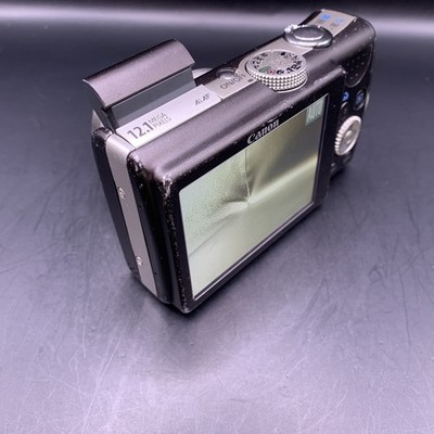 Canon PowerShot SX200 IS Black Digital Camera English OK Excellent