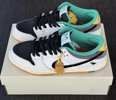 スケートボード Nike SB Dunk Low Pro QS 10.5 NIKE SB】 DUNK LOW PRO QS カラー： dark pony/black-silver-white