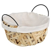 Kesper Brot- Und Obstkorb Aus Birkenholz 22X20X14 Cm Mit Textilfutter
