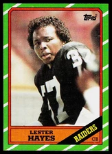 Lester Hayes, 1986 Topps, #74, Los Angeles Raiders,