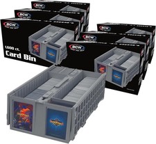 6 BCW Plastic Card Box Bins - Trading Gaming ...