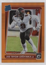 2021 Panini Donruss Optic Rated Rookie Orange Prizm /199 Joe Tryon-Shoyinka 3hd