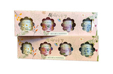 Candle Set Daisy Peony Lilac