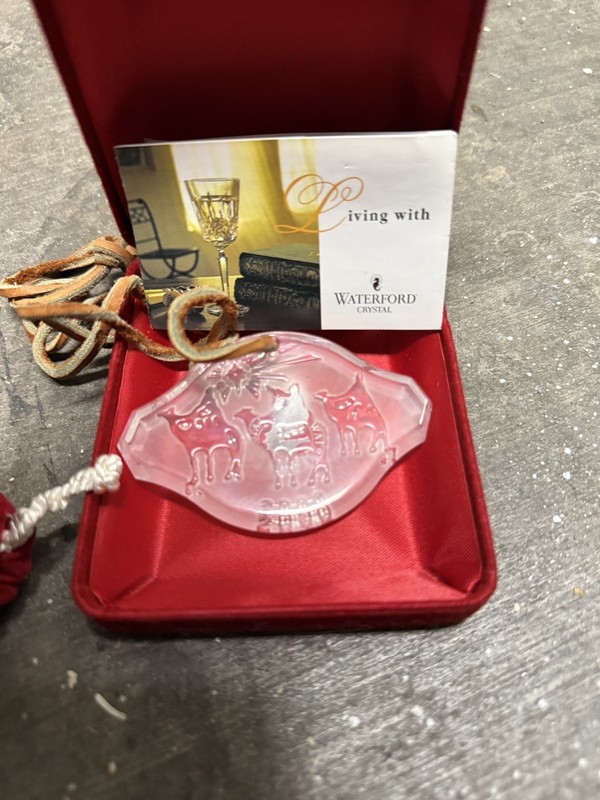 The Songs Of Christmas Collection O Holy Night Waterford Crystal 2000 Ornament