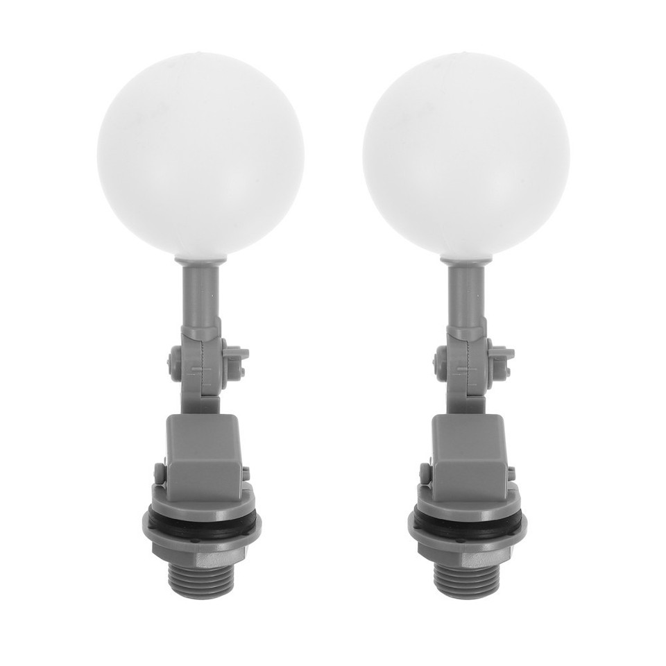 2 PCS Aquarium Sump Float Valve Automatic Water Level Control Ball ...