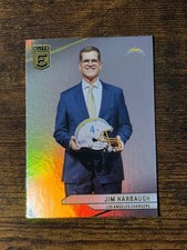 2024 Los Angeles Chargers HEAD COACH Jim Harbaugh Panini Donruss Elite #100