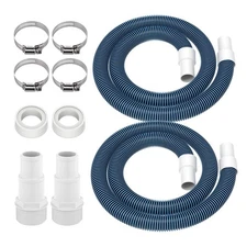 1 1/2" Swimming Pool Filter Hose Replacement Kit,Universal 1.25/1.5 Inch Hose...
