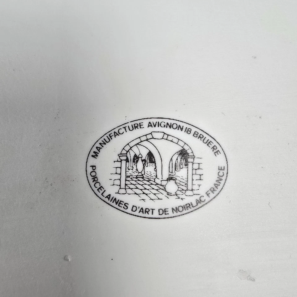 Plat à foie gras en porcelaine blanche, signé Porcelaines d’Art de Noirlac - Photo 3/4