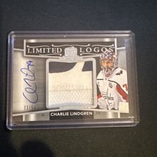 Charlie Lindgren 33/50 - 2024-25 The Cup Hockey Limited Logos #LL-CL