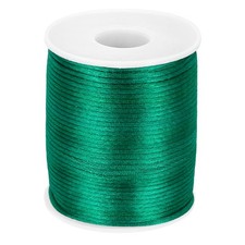 Nylon String Cord 2mm x 55 Yards Thread Twine String Beading Cord,Green