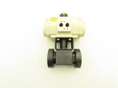 DMIC BVFM-1000 Pneumatic Air Actuated Ball Valve 1'' Flanged Spring Return