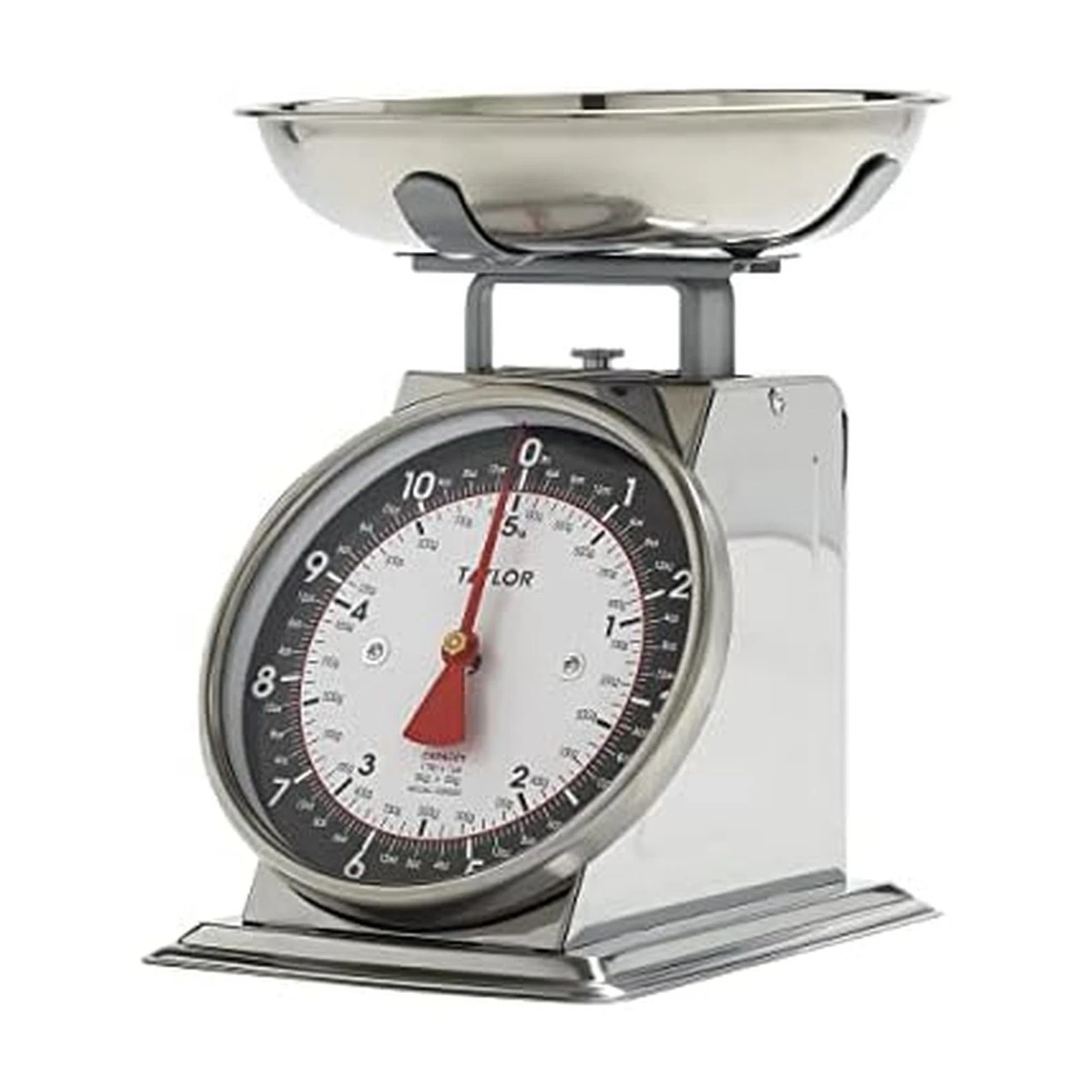 Mechanical Kitchen Food Scale with Bowl, Weighs Up to 11lbs, Measures in Gram...