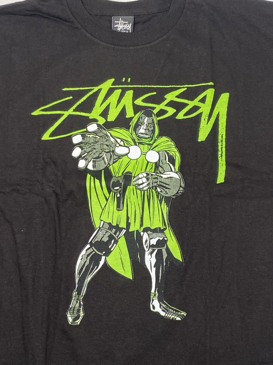 Marvel X Stüssy Doctor Doom T-shirt, size XL, black New | eBay