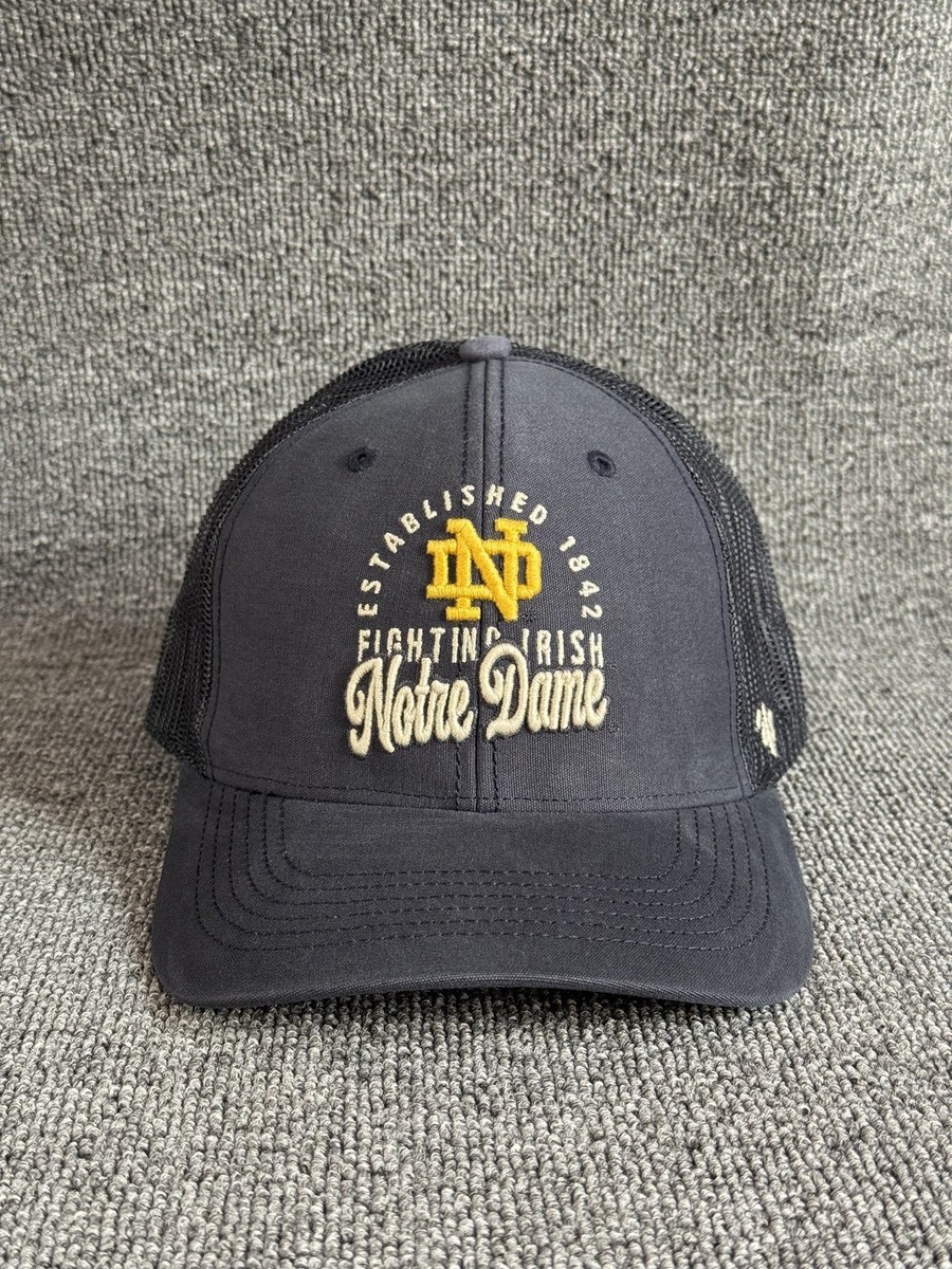 '47 Brand Notre Dame Fighting Irish Trucker Snapback Black OSFA Hat
