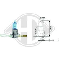 Diederichs Leuchtmittel H3 12V 55W PK22S LID10017 FüR HARLEY-DAVIDSON MC Honda