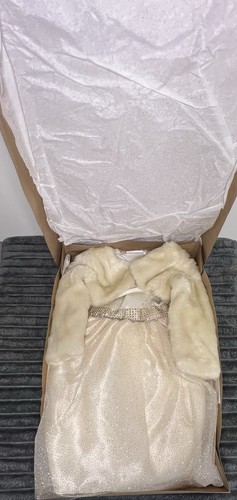 Blueberi boulevard tulle dress and coat 2 piece size 2T Gold. New with tag. - Picture 5 of 5