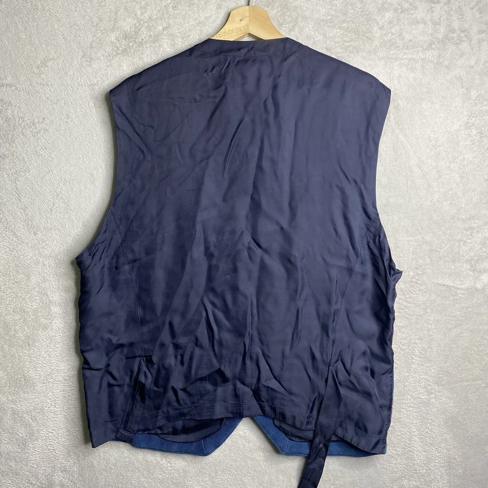 Coogi Australia XL Cable Knitwear Vest Sleeveless Sweater Pockets Jacket Vintage - Image 2 of 4