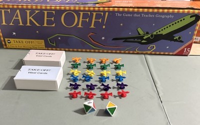Take Off! The Game That Teaches Geography / A Fun & Fast Moving Map Game