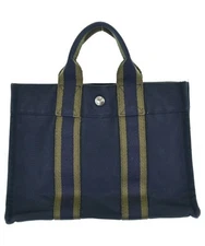 HERMES Tote Bags NavyxKhaki PM 2200616475294