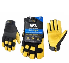 Wells Lamont HydraHyde Heavy Duty Water Resistant Leather Work Gloves XL 1 pair
