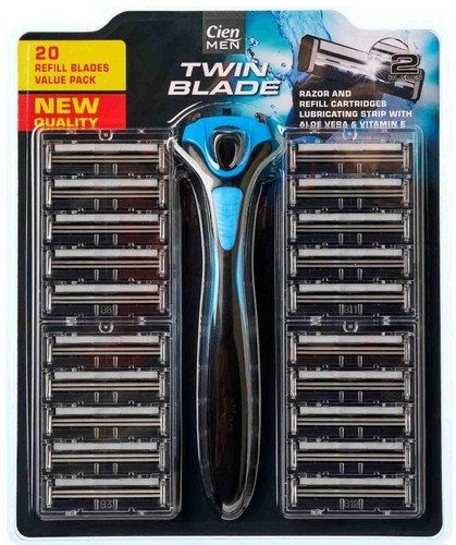 Cien Blade shaving system Razor with Aloe Vera