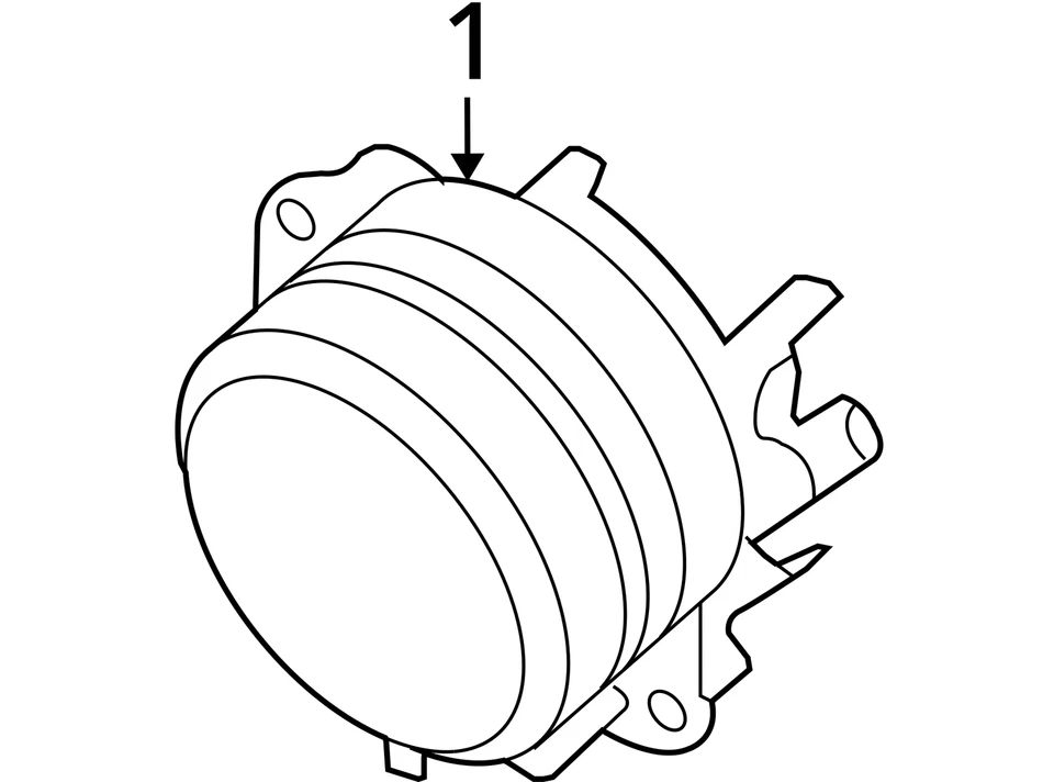 Cubierta de parachoques antiniebla con luz de esquina/estacionamiento montada para 04-07 MONTEREY 489519 Foto 4 de 4