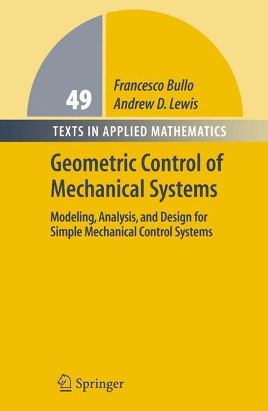 Geometric Control Of Mechanical Systems Francesco Bullo-image