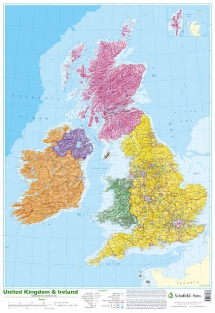Map of UK and Ireland - Image 2
