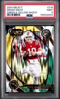 2024 PANINI SELECT GREEN & YELLOW SHOCK #218 DRAKE MAYE ROOKIE RC PSA 9