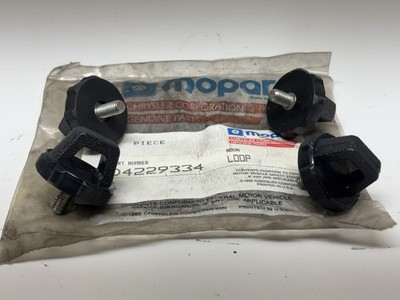 Pack of 4 NOS Mopar Dodge Pick Up Ram Truck Luggage Rack Tie Down Loops 4229334